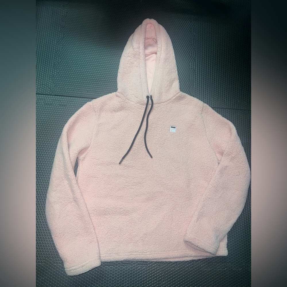 Fila Pink Fleece Sweater- Size L
